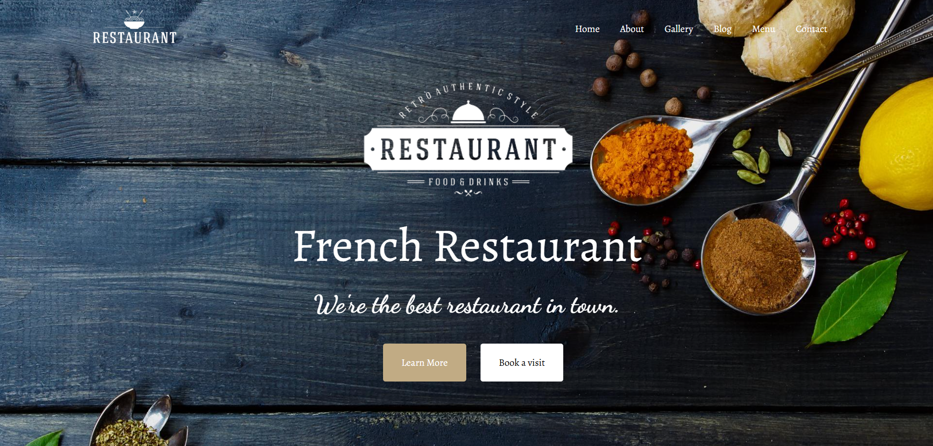Restaurant Website 2