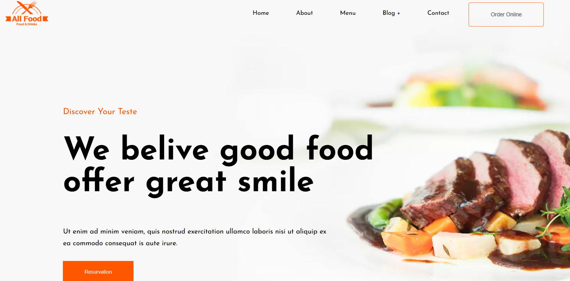 Restaurant Website